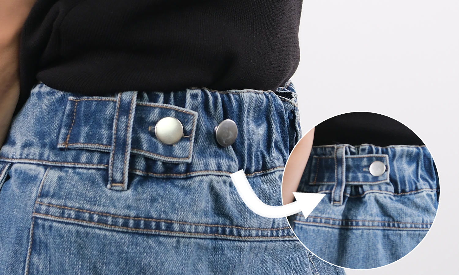 履くだけで美脚！スタイルアップが叶うワイドデニムパンツ