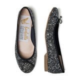 バレエ(大粒グリッター）メタルブラック