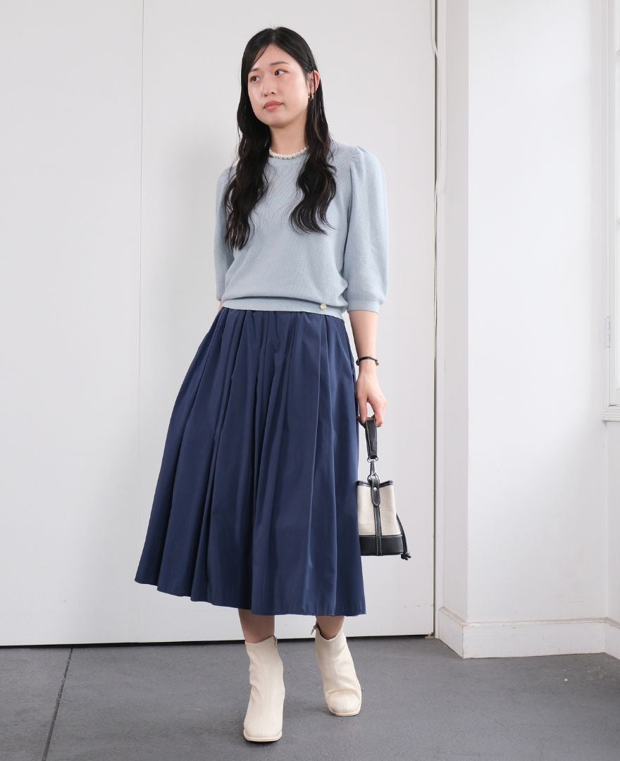 神戸・山の手スカート ネイビー / TRECODE公式通販 「大人可愛いラク