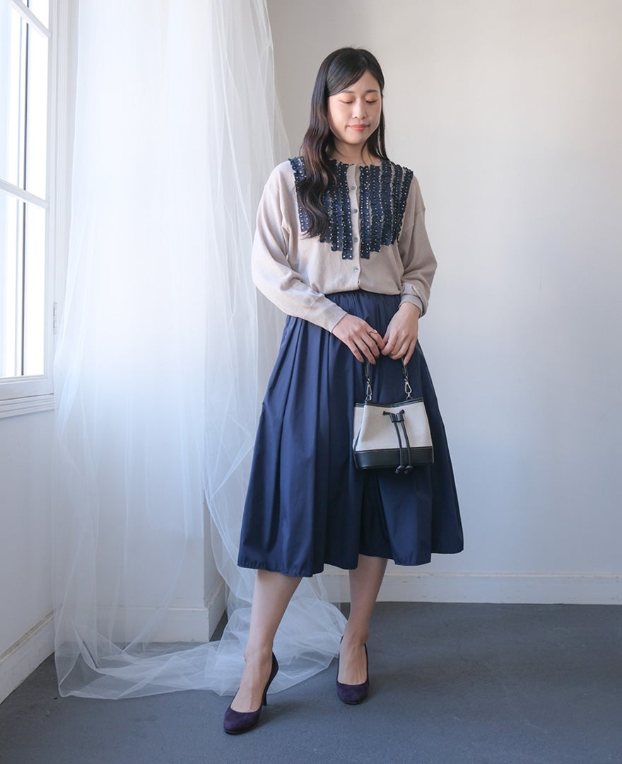 神戸・山の手スカート ネイビー / TRECODE公式通販 「大人可愛いラク