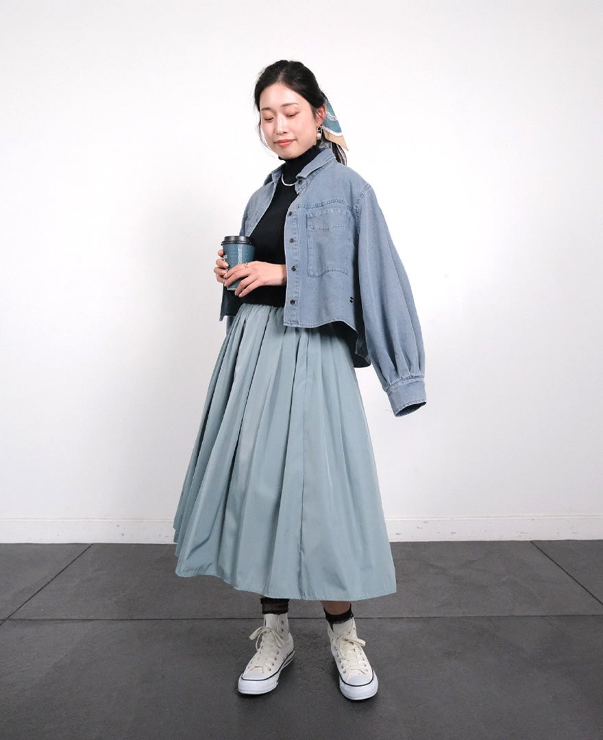 神戸・山の手スカート モス / TRECODE公式通販 「大人可愛いラクちん