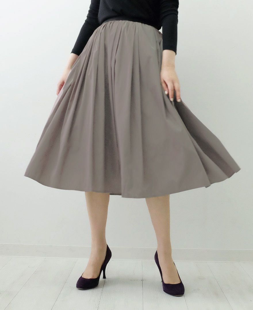 神戸・山の手スカート グレージュ / TRECODE公式通販 「大人可愛いラク
