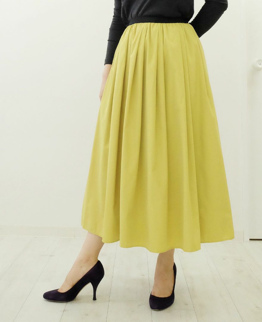 神戸・山の手スカートミモザのマキシ丈