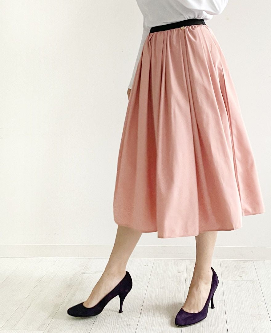 神戸・山の手スカート トレコードピンク | CLOCHE ONLINE SHOP
