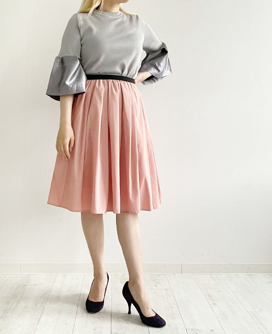 神戸・山の手スカート トレコードピンク | CLOCHE ONLINE SHOP