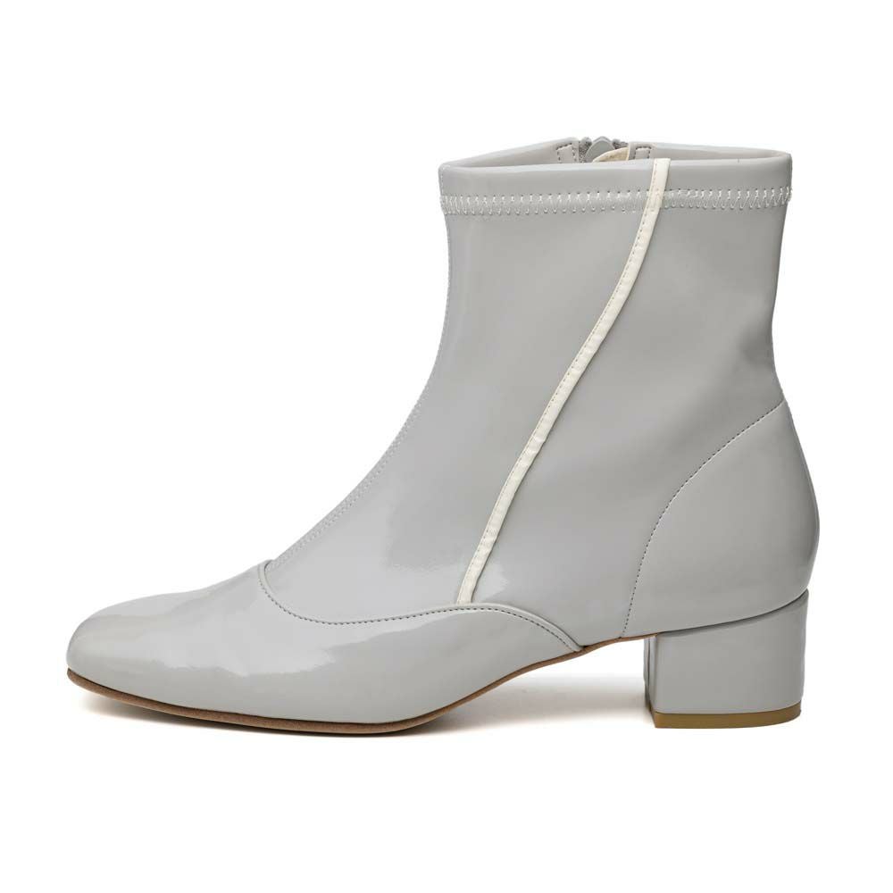 レインブーツ　グレー