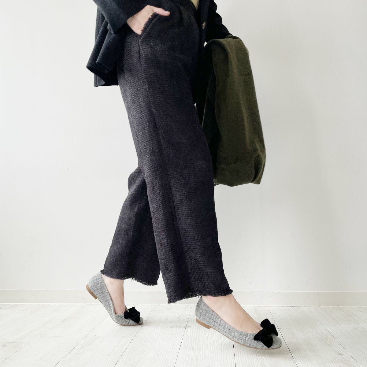 Charles（シャルル）バレエシューズパンツスタイル