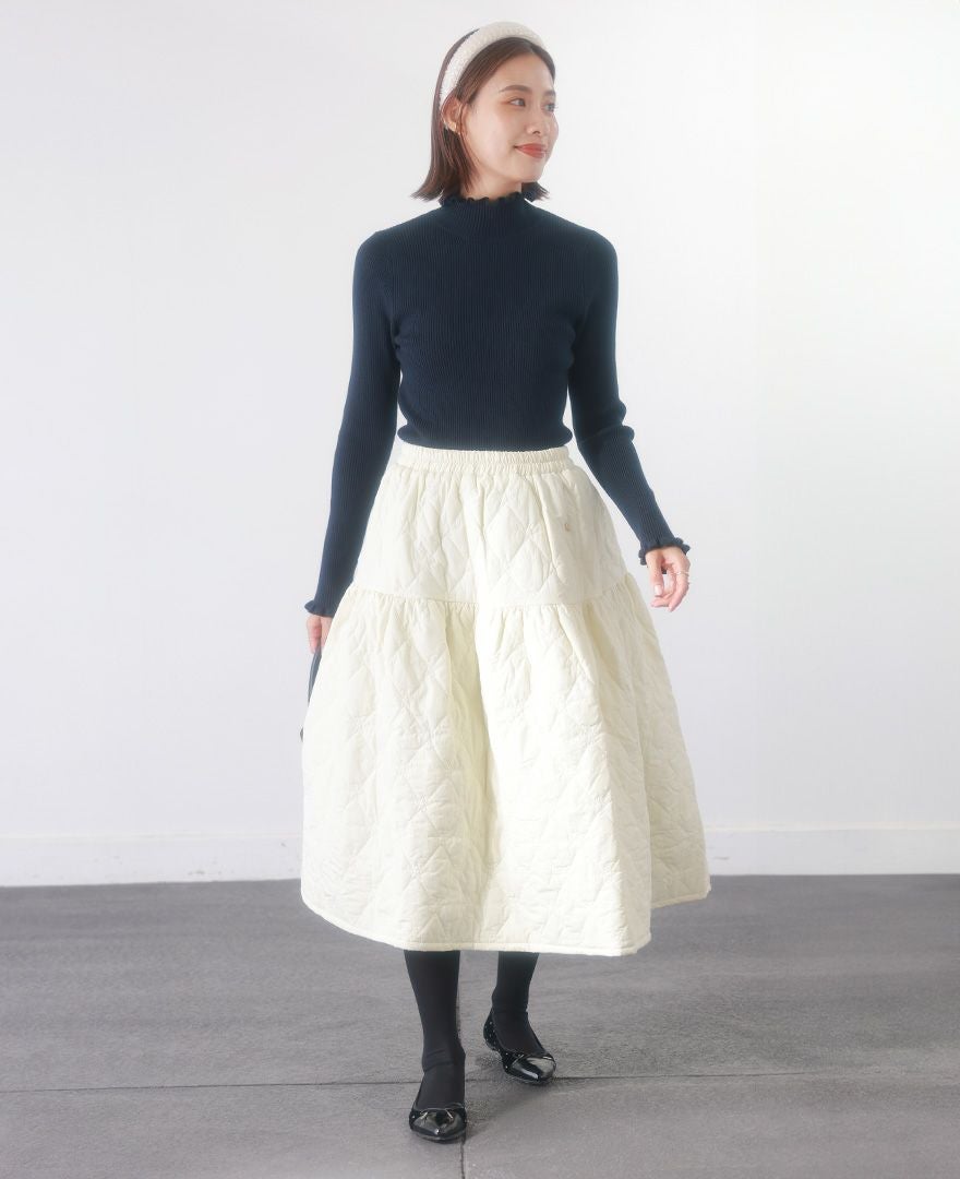 星柄キルティングスカート / TRECODE公式通販 スカートコーデに差を