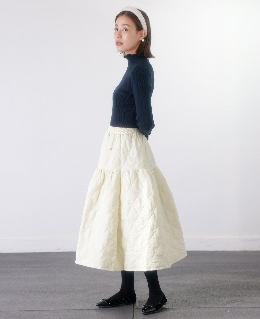 星柄キルティングスカート / TRECODE公式通販 スカートコーデに差を