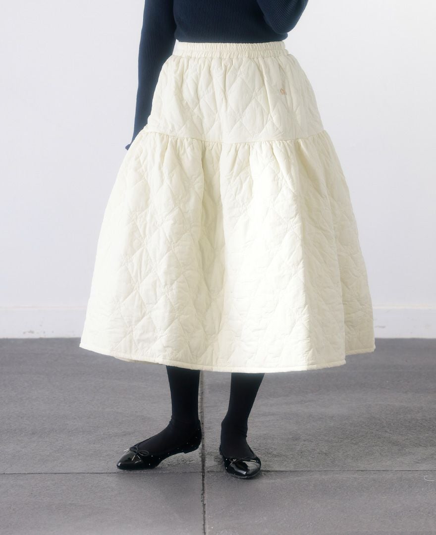 星柄キルティングスカート / TRECODE公式通販 スカートコーデに差を