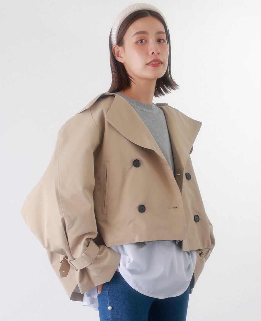 50%OFF】ショートトレンチコート / TRECODE公式通販 「大人可愛いラク