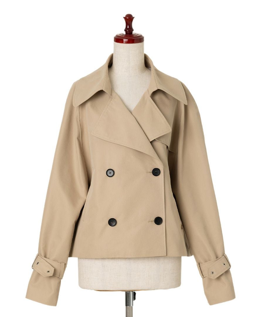 CLORE+ ベージュ トレンチコート ショートトレンチ ショートトレンチコート - ベージュ | ZARA Japan / 日本