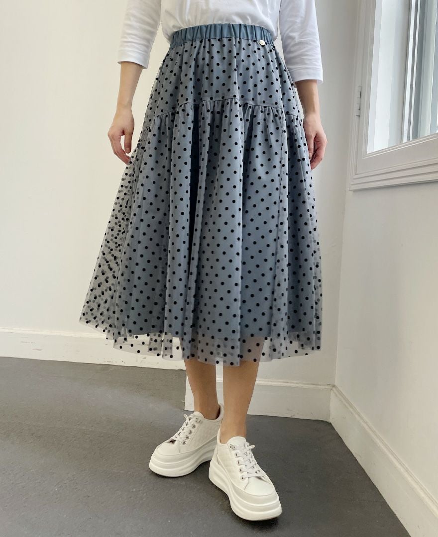 リバーシブルドットチュールスカート / TRECODE公式通販 「大人可愛い