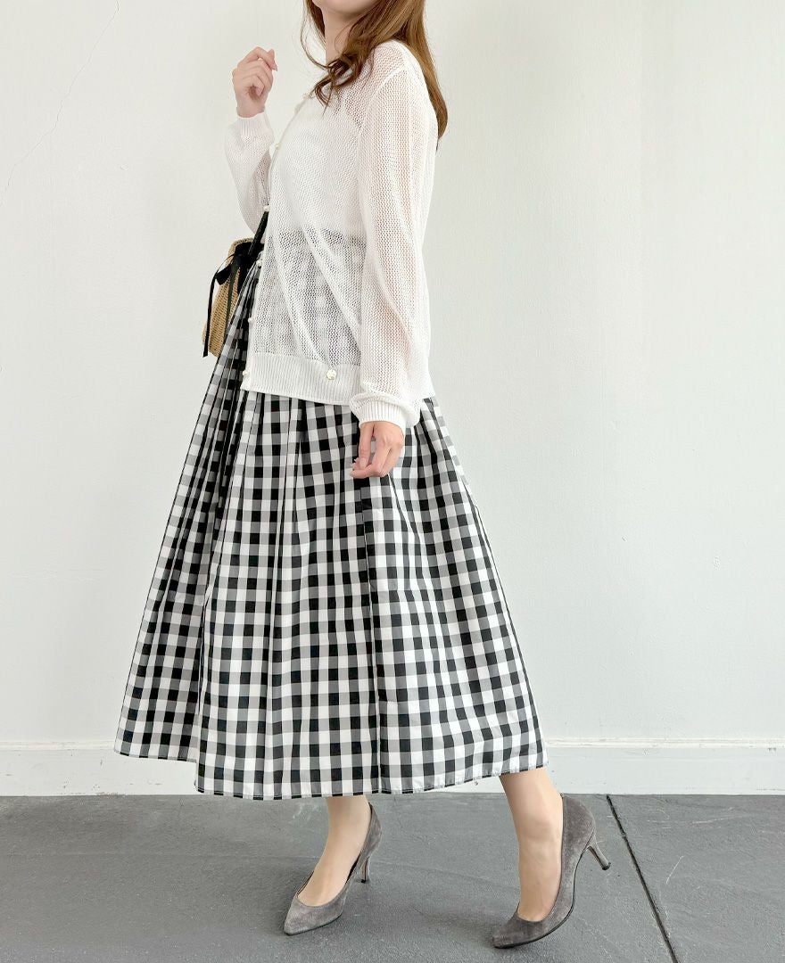 トレコード(TRECODE)メッシュカーディガンメッシュカーディガンホワイトカラー