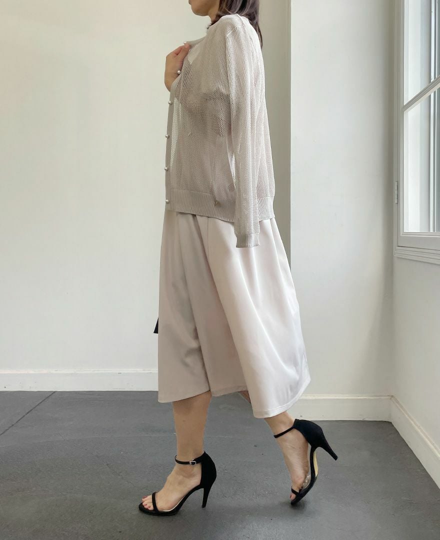 トレコード(TRECODE)メッシュカーディガン