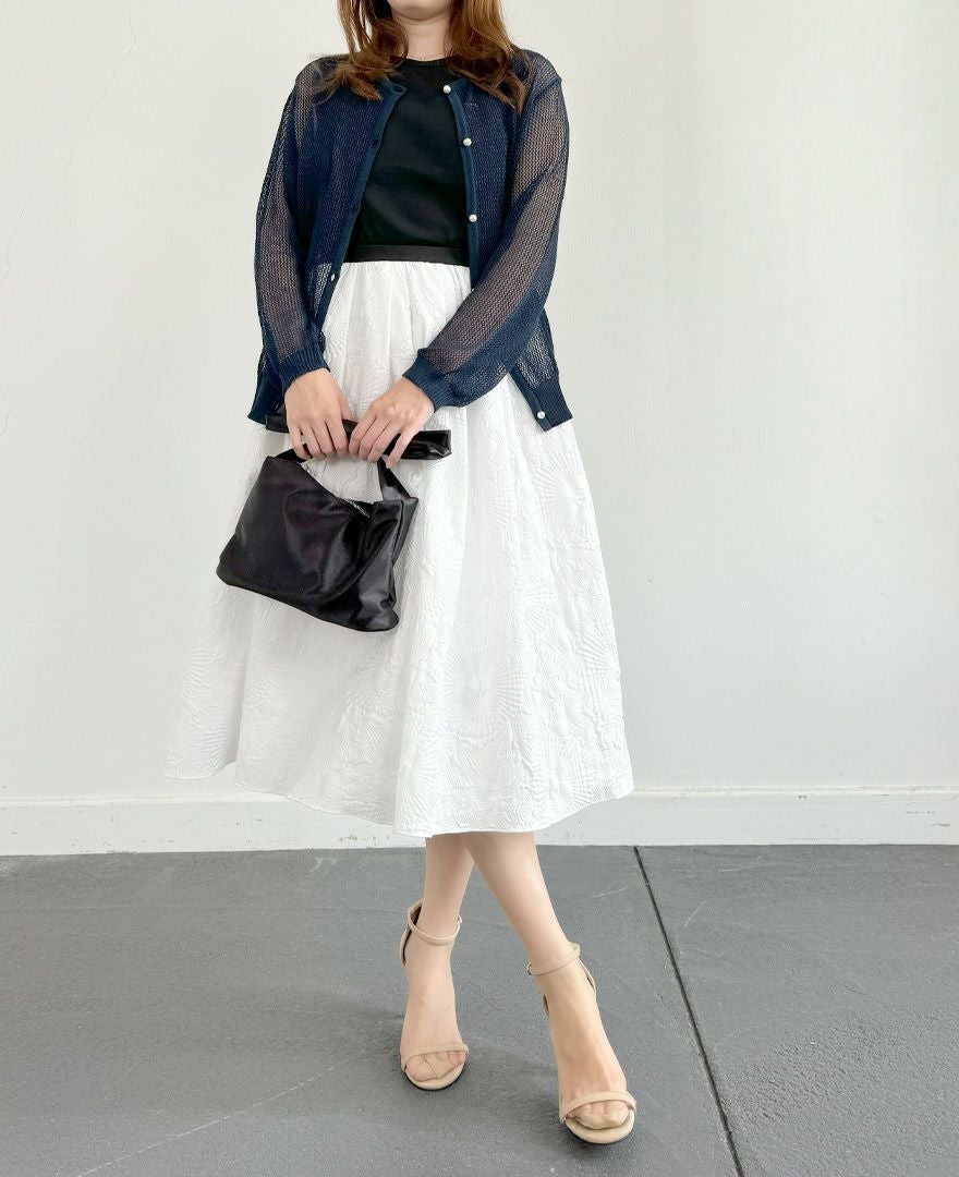 トレコード(TRECODE)メッシュカーディガン