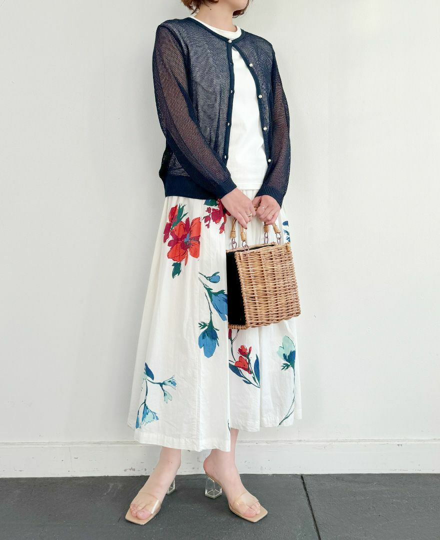 トレコード(TRECODE)メッシュカーディガン