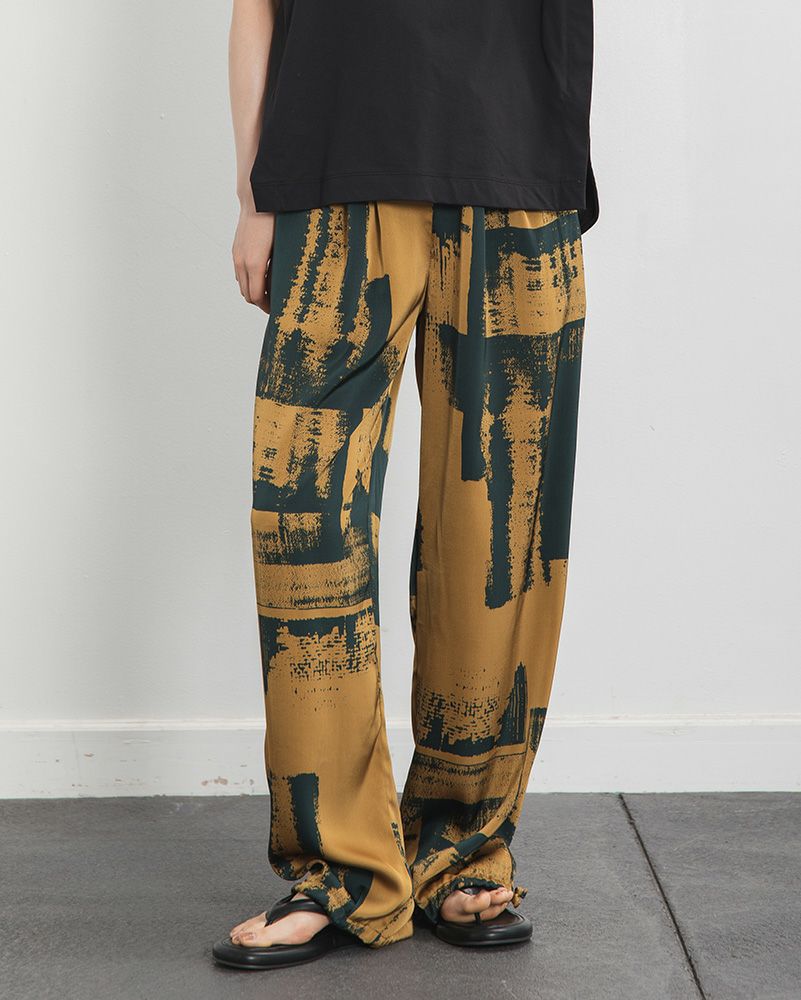 ペラクスパンツ 墨絵 金