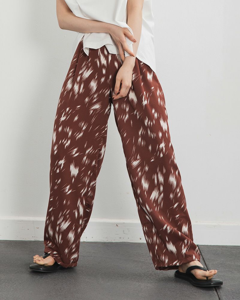 ペラクスパンツ 草陰　茶