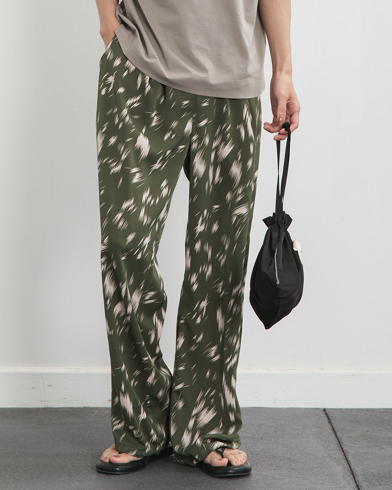 ペラクスパンツ 草陰　緑