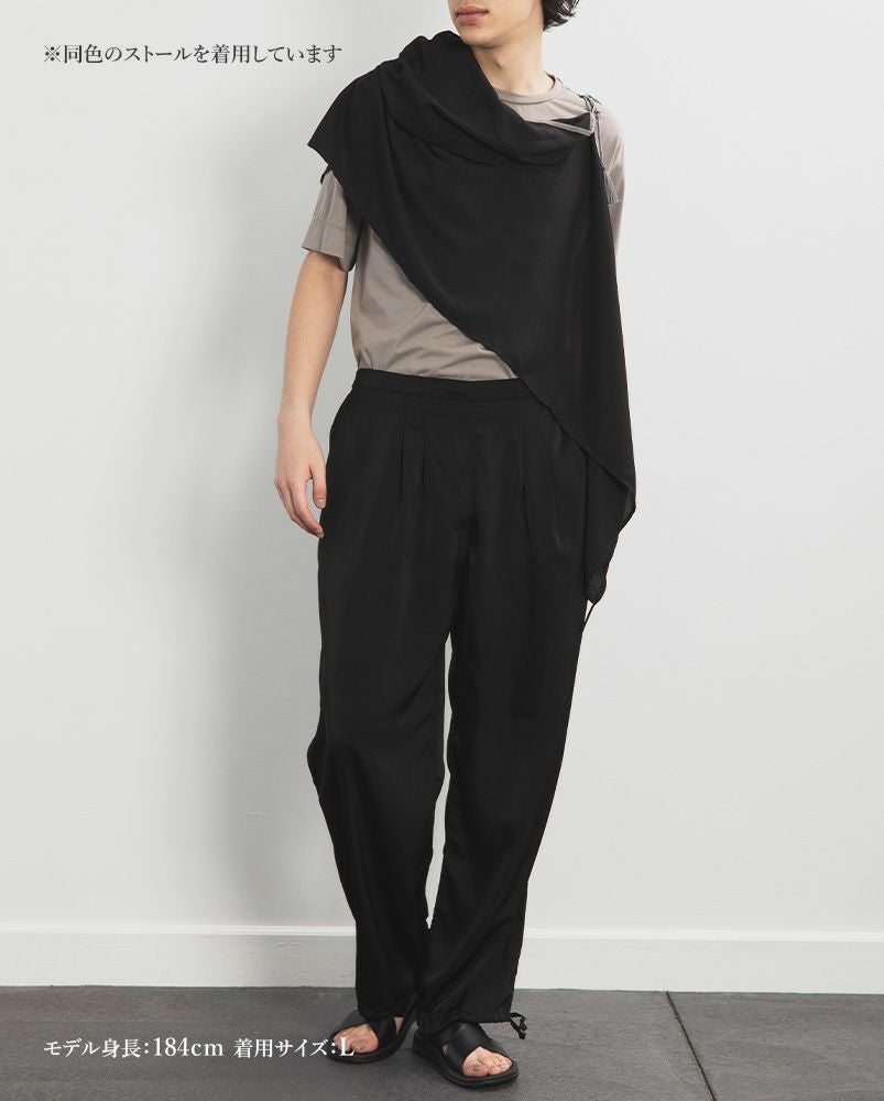 pelaxpants【plain-obsidian】黒色 | CLOCHE ONLINE SHOP