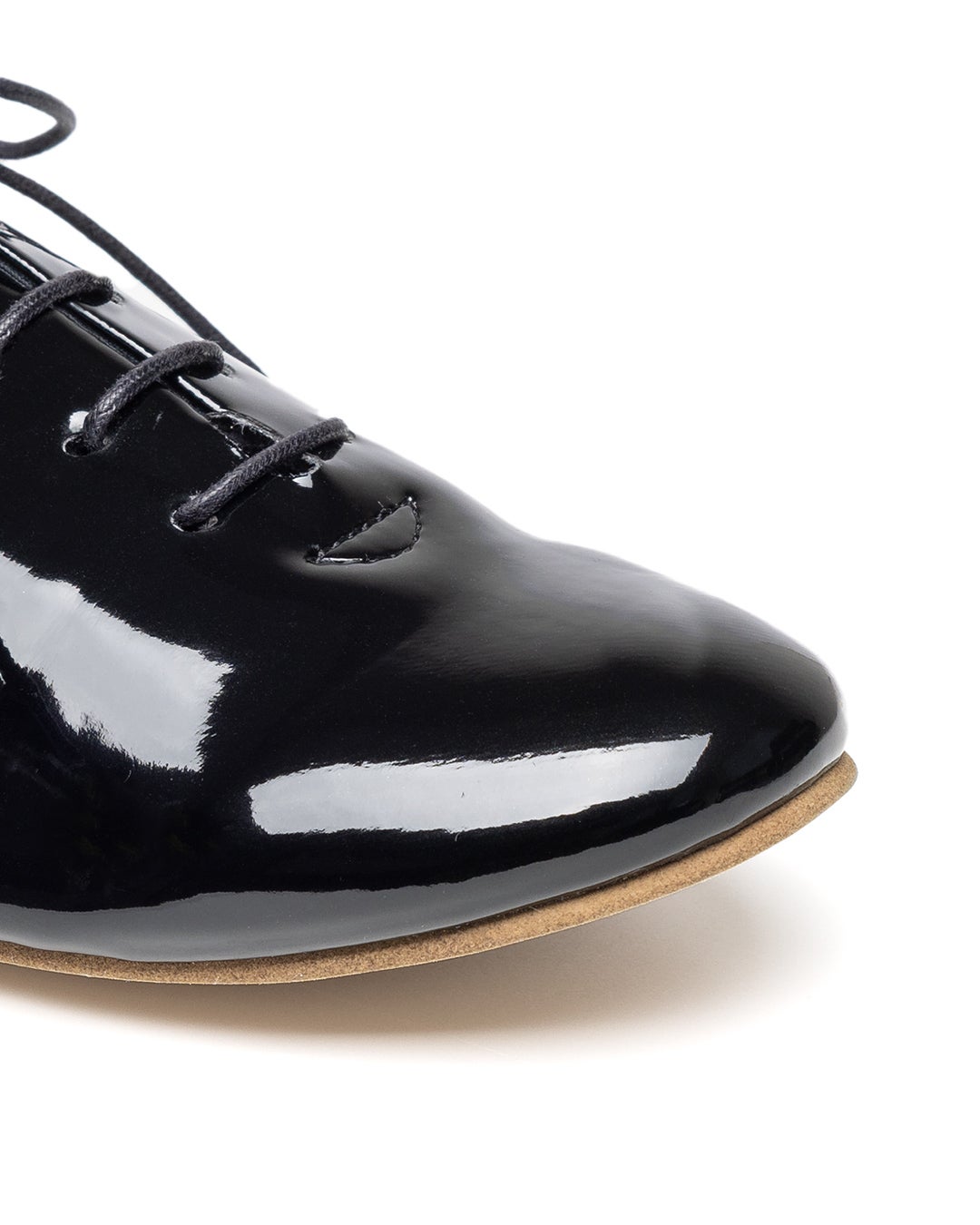 レースアップ(エナメル)つま先アップ