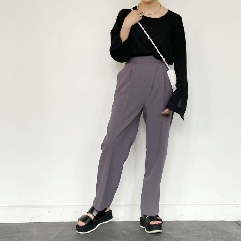 ラップ風テーパードパンツ(3色)