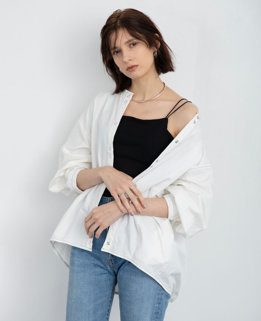 40%off】ノーカラーシャツジャケット(3色) | CLOCHE ONLINE SHOP