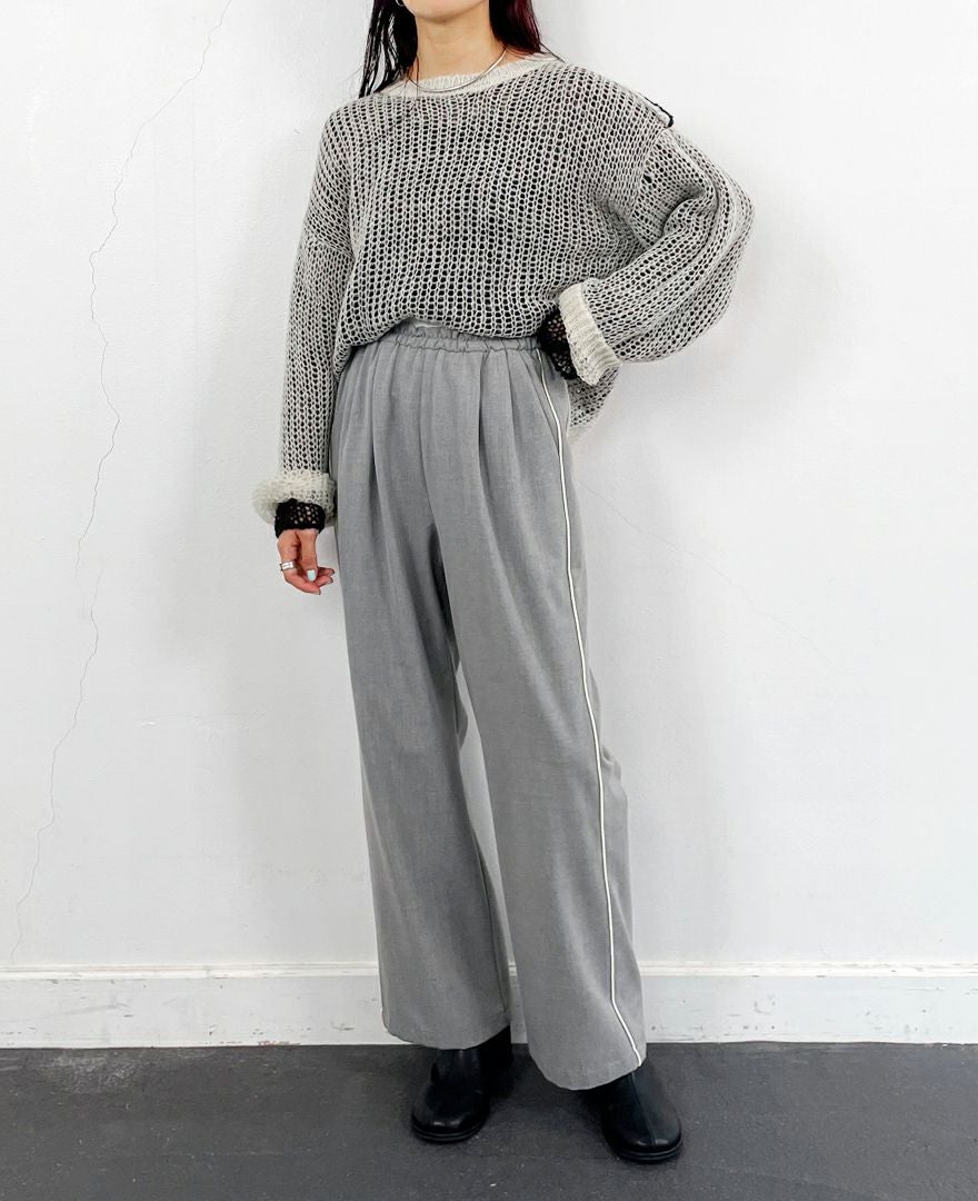 グレースコンチネンタル　メッシュレイヤードニットトップ ラメメッシュニットトップ / GRACE CONTINENTAL | GRACE CONTINENTAL