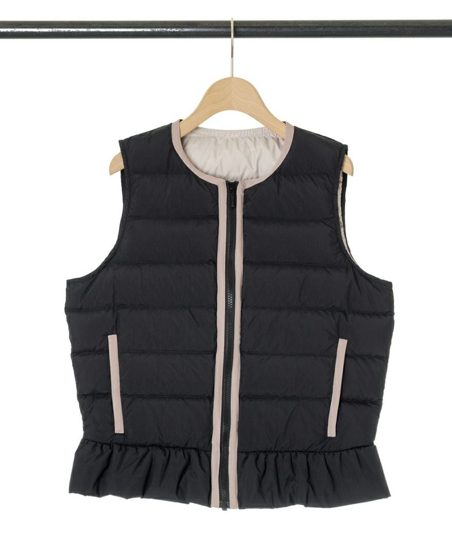 50％OFF】ペプラムライトダウンベスト / TRECODE公式通販 「大人可愛い