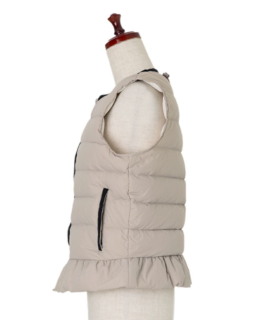 50％OFF】ペプラムライトダウンベスト / TRECODE公式通販 「大人可愛い