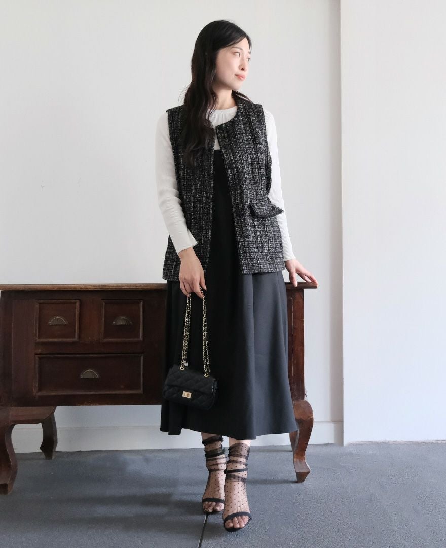 50%OFF】ツイードジレ / TRECODE公式通販 「大人可愛いラクちん着映え