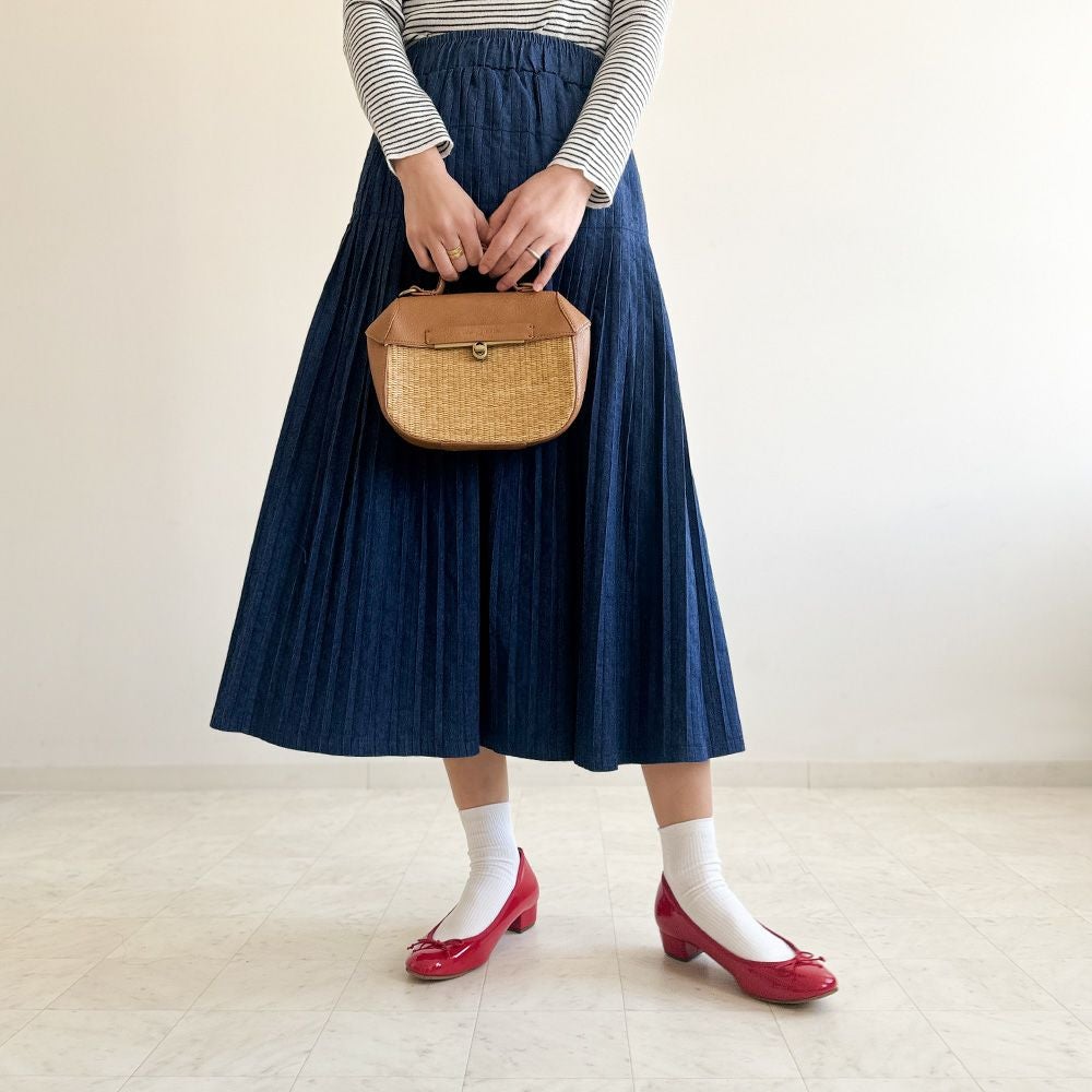 NEW】3cmヒールバレエ(エナメル) / バレエシューズブランドのファル