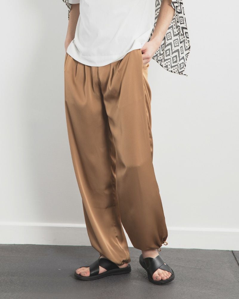 ペラクスパンツ 無地　沈香
