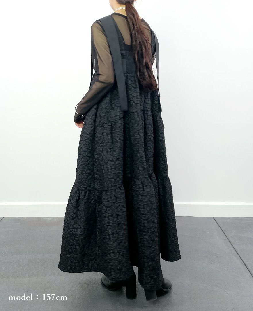 BUBBLES コケットティアードワンピース ティアードワンピース/cloudy clouds | CLOCHE ONLINE SHOP