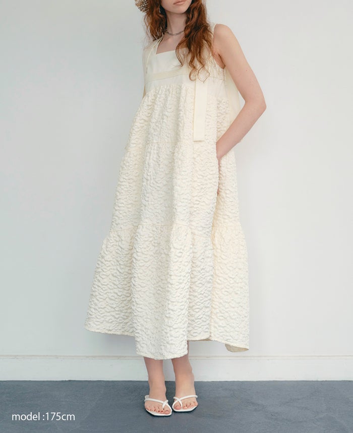 model着用：ティアードワンピース/cotton clouds