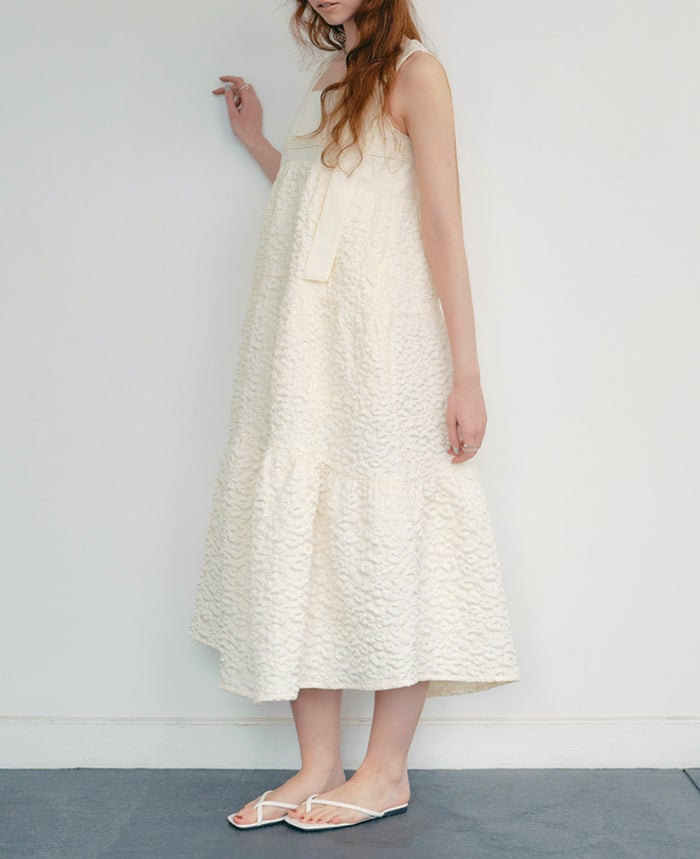 model着用：ティアードワンピース/cotton clouds
