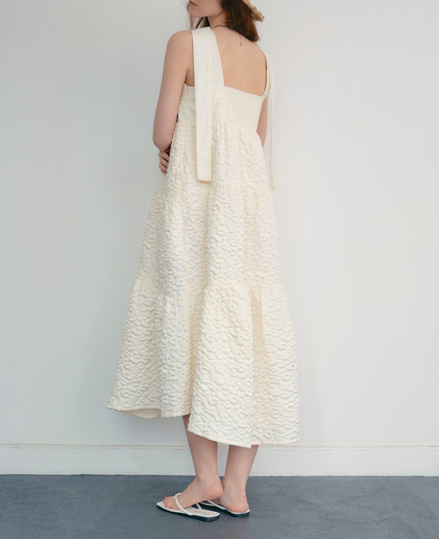 model着用：ティアードワンピース/cotton clouds