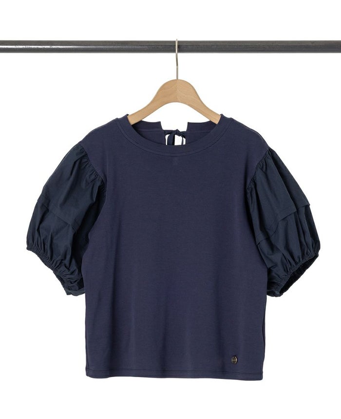 バルーン袖Tシャツオンラインショップ限定色ネイビーの詳細画像