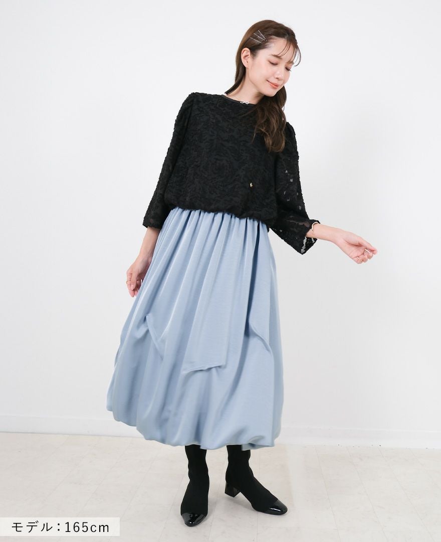 バルーンタックスカート / TRECODE公式通販 「大人可愛いラクちん