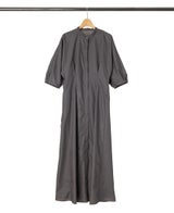 シャツワンピースチャコールの詳細画像