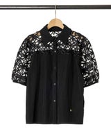 TRECODE（トレコード）の袖お花レースブラウスの詳細