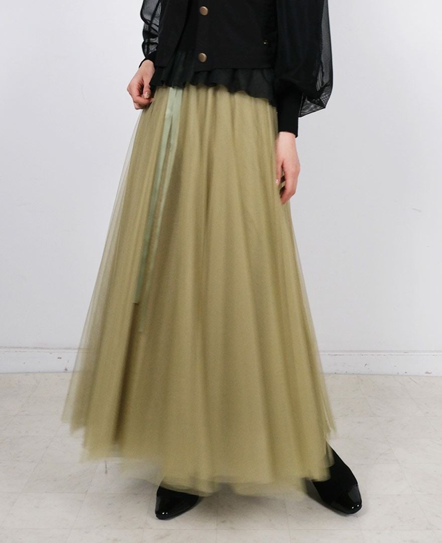 50％OFF】フレアチュールスカート（マキシ丈） / TRECODE公式通販