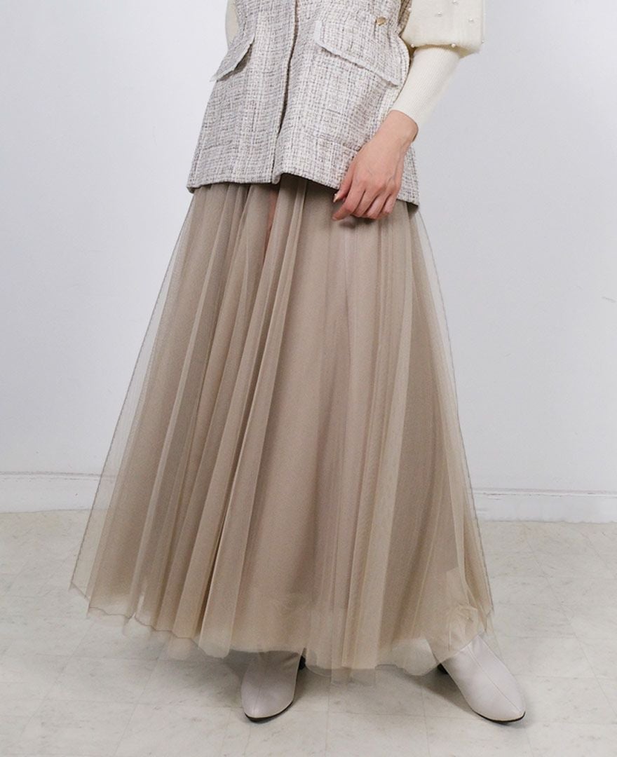 50％OFF】フレアチュールスカート（マキシ丈） / TRECODE公式通販