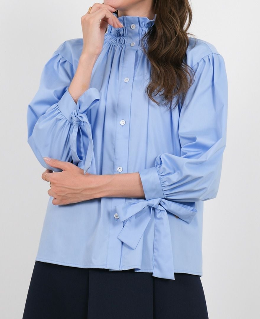 TRECODE（トレコード）の袖リボンブラウスの詳細