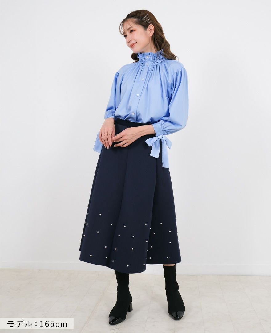 TRECODE（トレコード）の袖リボンブラウスの詳細