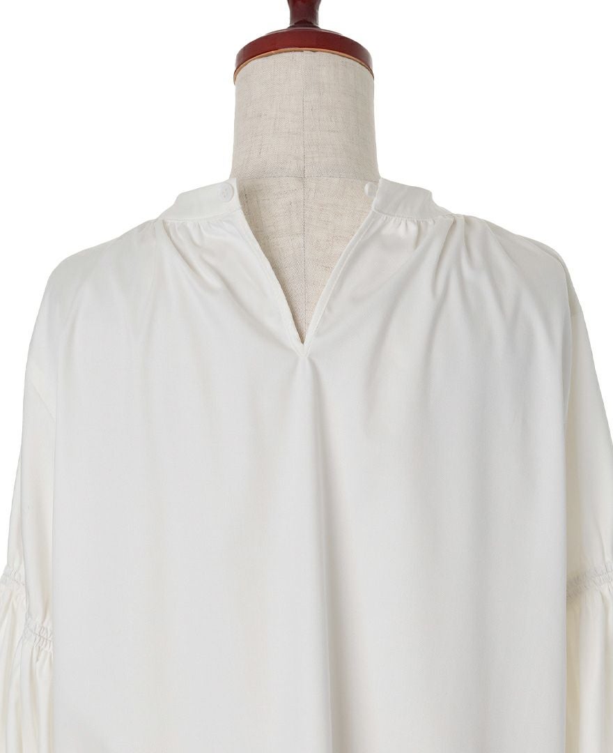 TRECODE（トレコード）の袖シャーリングブラウスの詳細