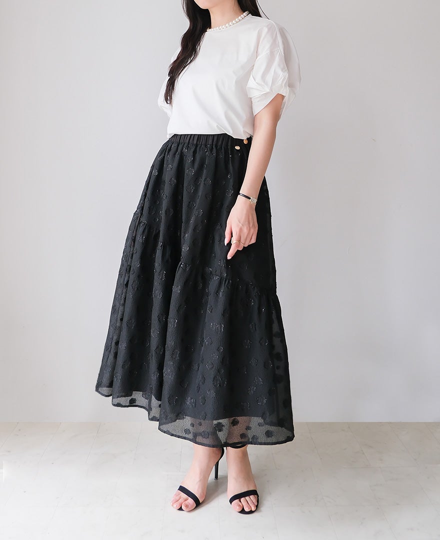 30%OFF】ジャガードティアードスカート / TRECODE公式通販 「大人
