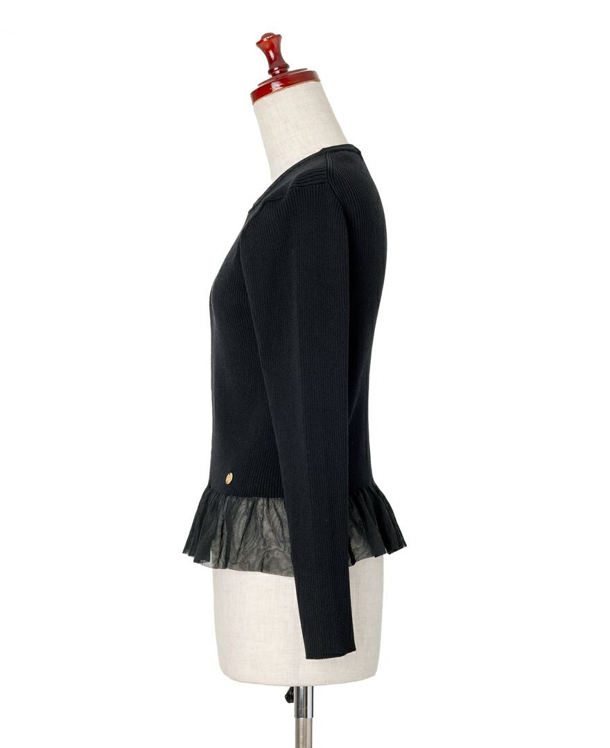 TRECODE（トレコード）の裾チュールリブニットの詳細