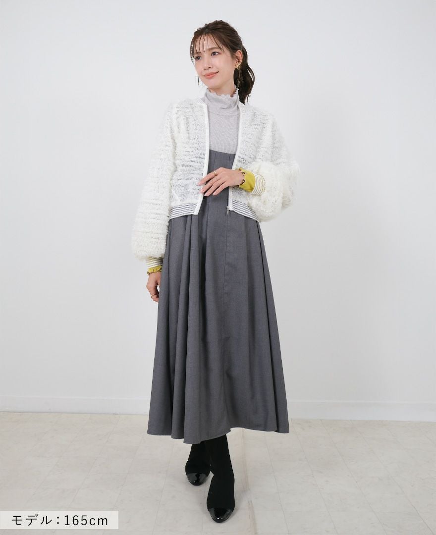 TRECODE（トレコード）のチュール袖ブルゾンの詳細